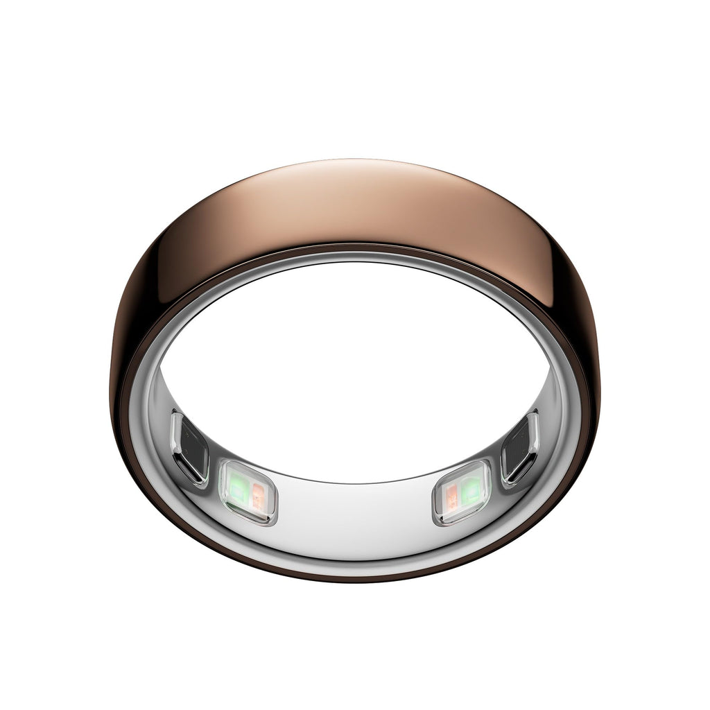 Oura Ring 5 Smart Wearable - Silver - Size 8 - Fitness & Sleep Tracker
