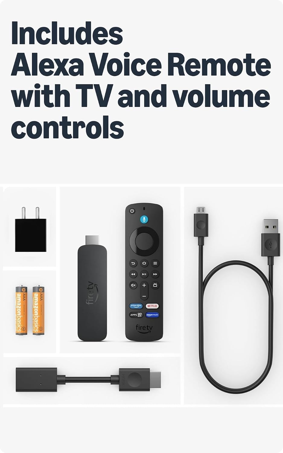 Amazon Fire TV Stick 4K Plus (newest model), Cinematic 4K streaming with HDR10+, smart voice search with Alexa+ Wi-Fi 6, Dolby Vision/Atmos