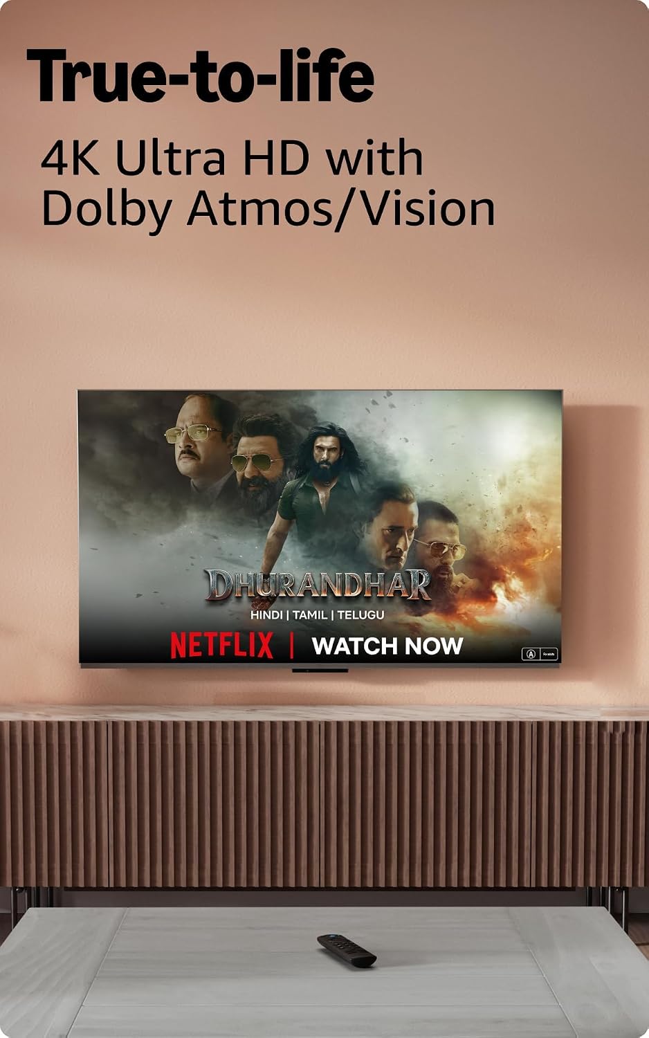 Amazon Fire TV Stick 4K Plus (newest model), Cinematic 4K streaming with HDR10+, smart voice search with Alexa+ Wi-Fi 6, Dolby Vision/Atmos