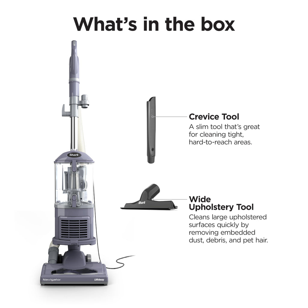 Shark Navigator Lift-Away Vacuum, HEPA, Carpet and Pet Hair, Blue, NV360