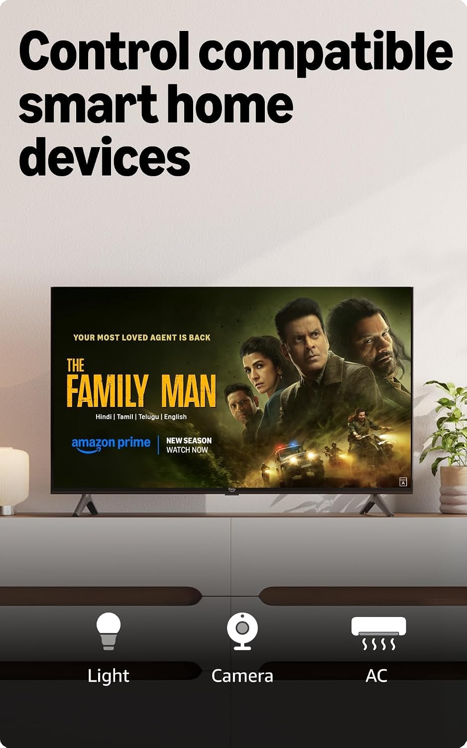 Amazon Fire TV Stick 4K Plus (newest model), Cinematic 4K streaming with HDR10+, smart voice search with Alexa+ Wi-Fi 6, Dolby Vision/Atmos