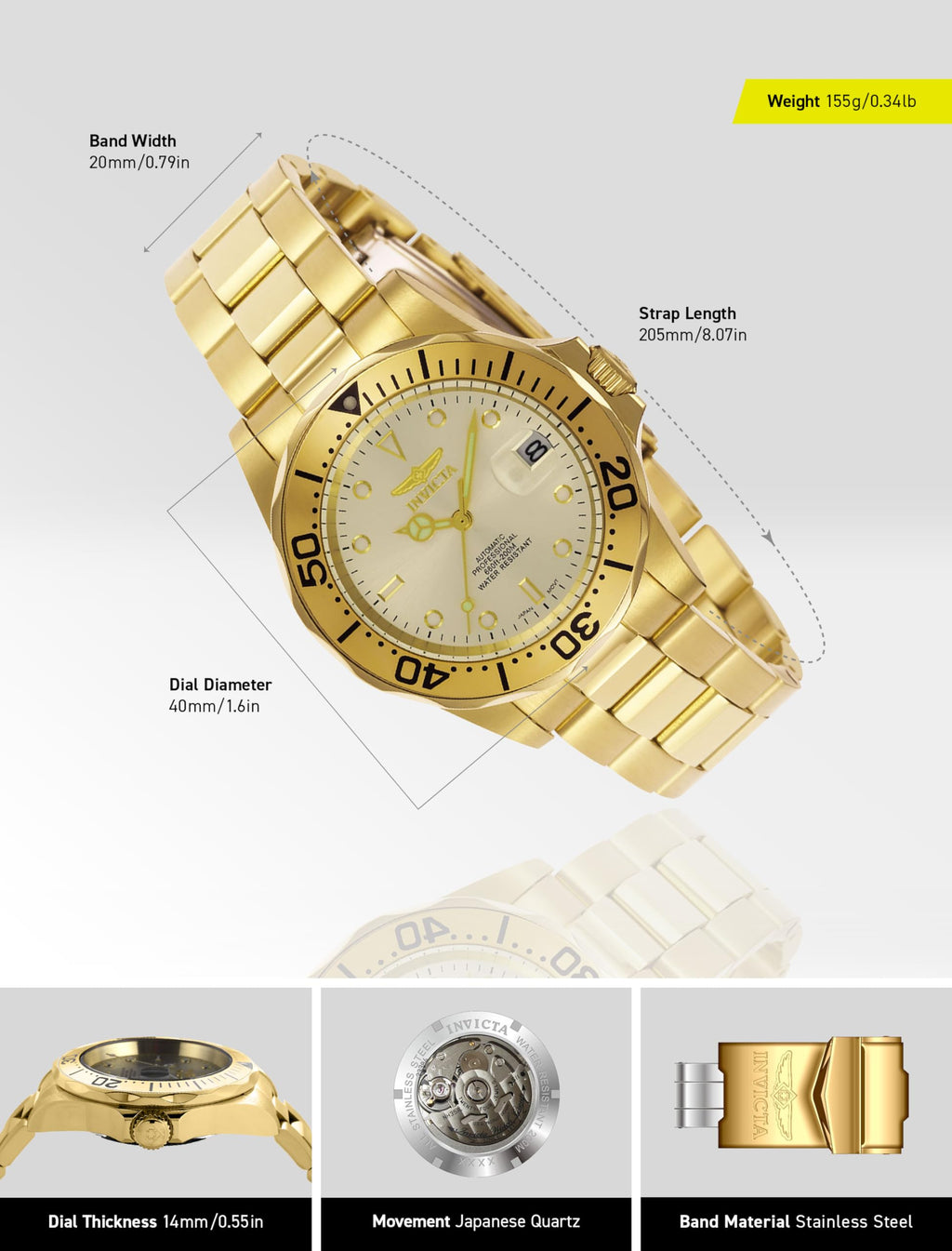 Invicta Men's 5053 Pro Diver Collection Automatic Watch