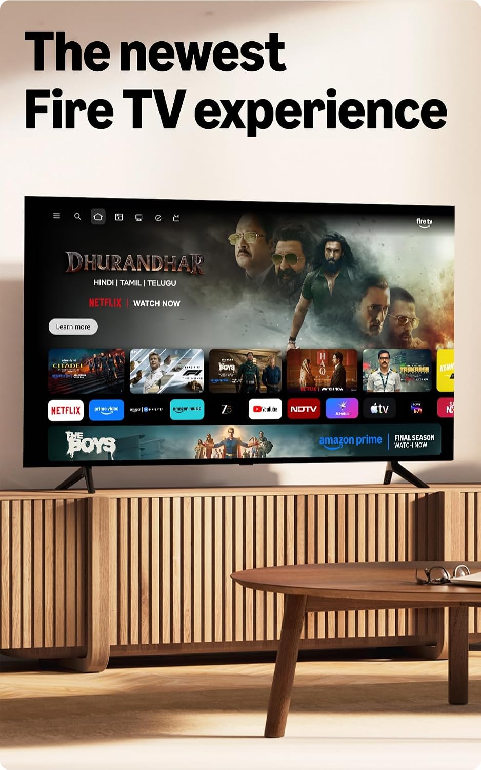 Amazon Fire TV Stick 4K Plus (newest model), Cinematic 4K streaming with HDR10+, smart voice search with Alexa+ Wi-Fi 6, Dolby Vision/Atmos