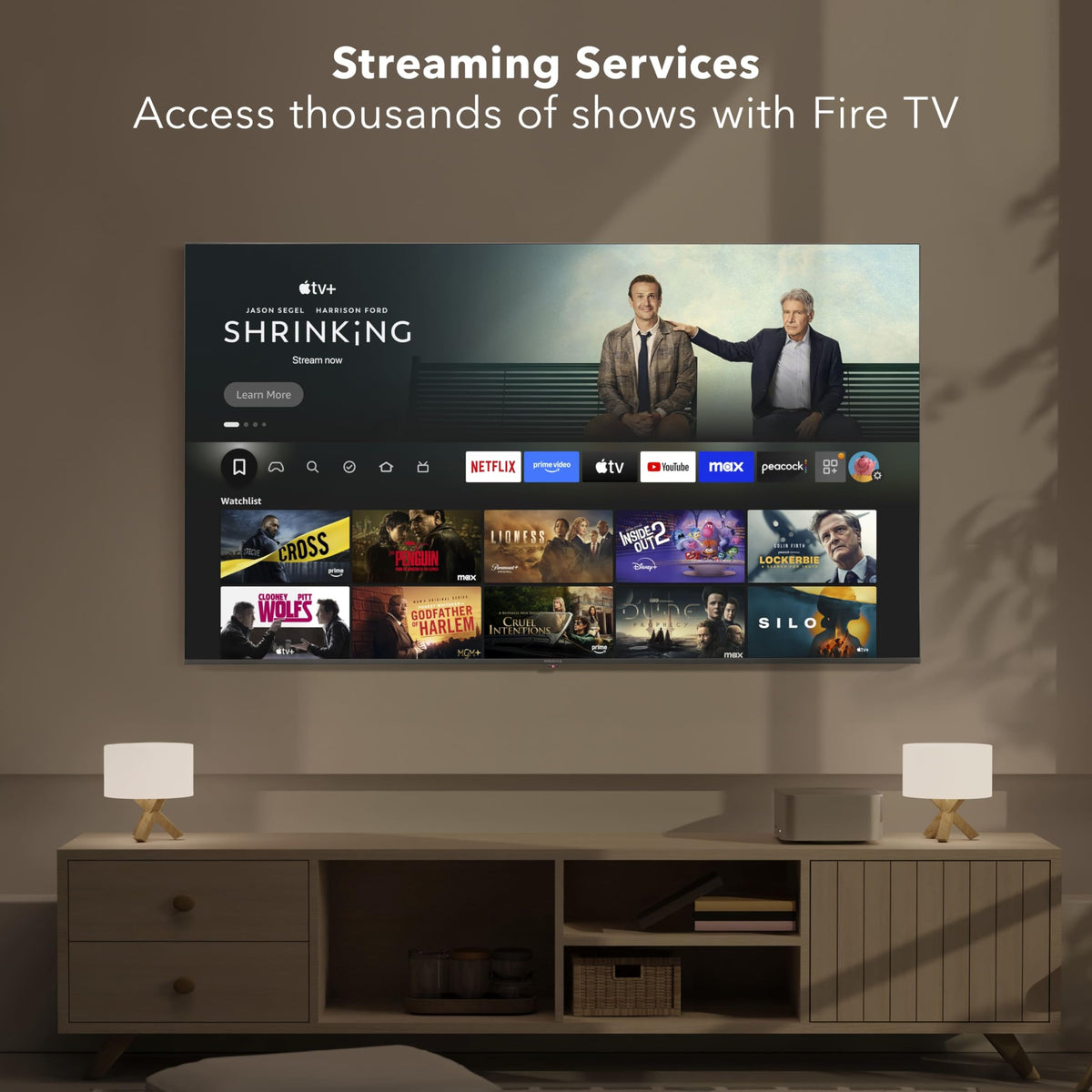 Insignia 65" Class F50 Series LED 4K UHD Smart Fire TV, Voice Remote with Alexa, Stream Live TV Without Cable