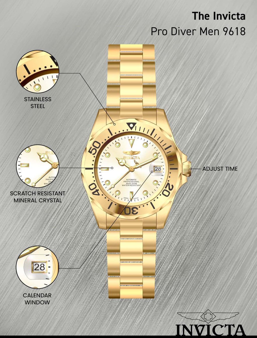 Invicta Men's 5053 Pro Diver Collection Automatic Watch
