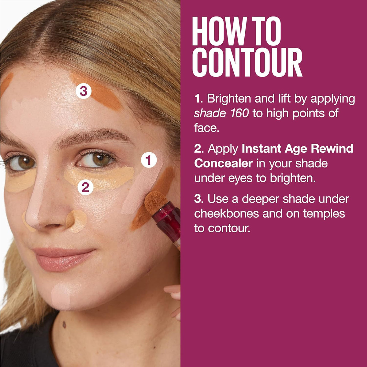 Maybelline Instant Age Rewind Eraser Dark Circles Multi-Use Concealer, 110