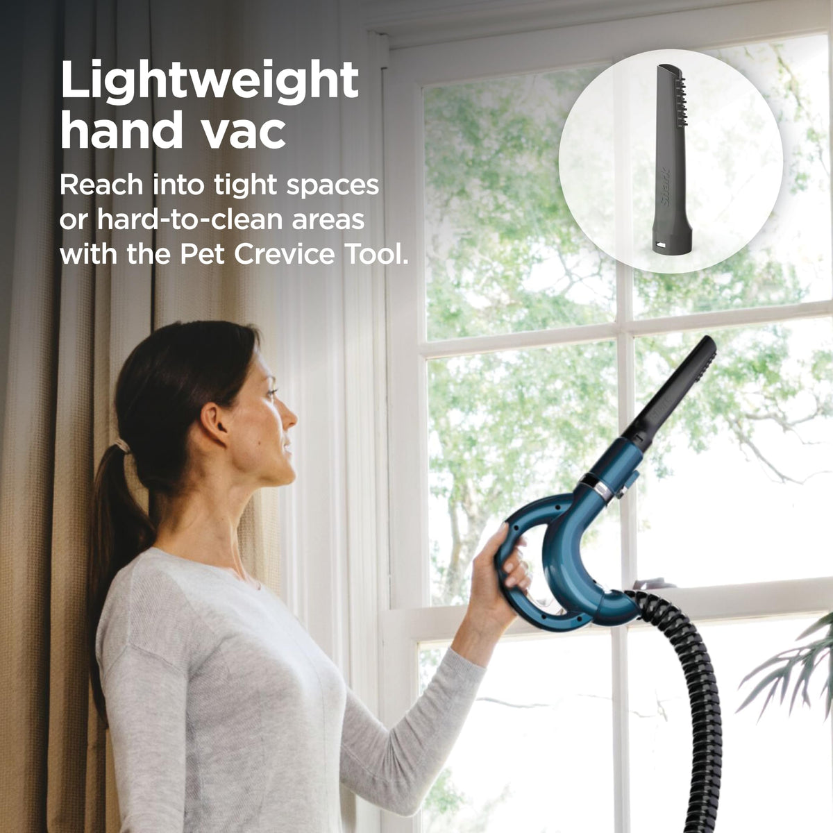 Shark Navigator Lift-Away Vacuum, HEPA, Carpet and Pet Hair, Blue, NV360