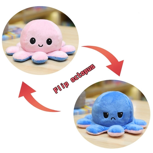 MoodFlip Reversible Octopus Plush