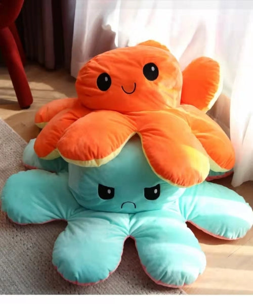 MoodFlip Reversible Octopus Plush
