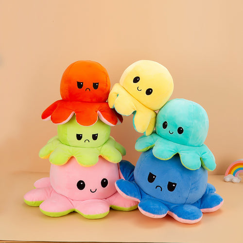 MoodFlip Reversible Octopus Plush